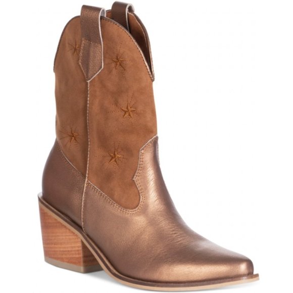 Silvia Cobos Women's Galaxy Stars Western Booties Size 5.5 NWB - Picture 1 of 5
